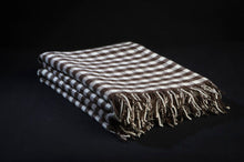 Shepherd leather handle or checked Blanket