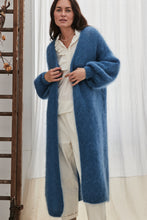 mamapapa Buena cornflower blue long cardigan