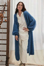 mamapapa Buena cornflower blue long cardigan