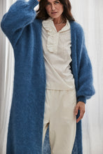 mamapapa Buena cornflower blue long cardigan