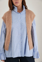 mamapapa Felix mohair beige vest