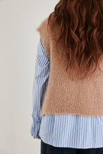 mamapapa Felix mohair beige vest