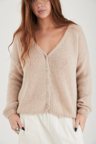 mamapapa - Gaspard shell button soft cardigan