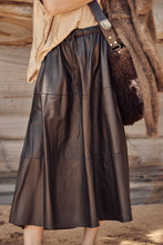 mamapapa - Lune leather skirt