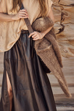 mamapapa - Lune leather skirt