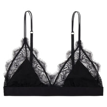 Love Stories - Love lace black triangle bra