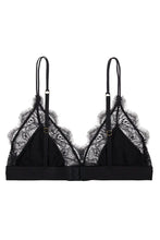 Love Stories - Love lace black triangle bra