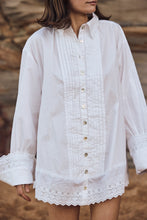 mamapapa - Cotton and lace blouse
