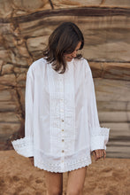 mamapapa - Cotton and lace blouse