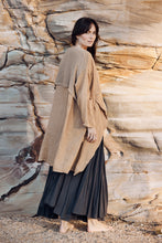 Mamapapa - Roussillon linen camel jacket