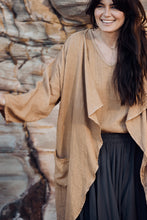 Mamapapa - Roussillon linen camel jacket