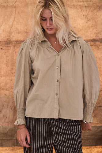 mamapapa - Ginger beige blouse