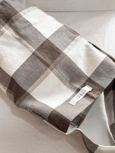 Brown checked bag