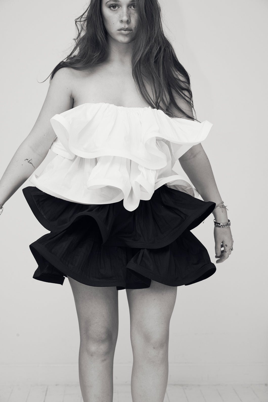 mamapapa - Gordes frill top