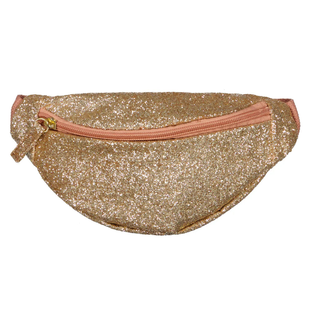Bum bag  Gold glitter