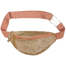 Bum bag  Gold glitter