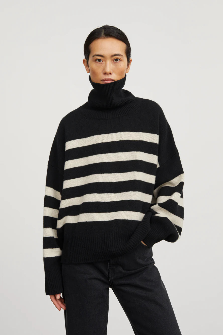 Skall studio - Silene stripes turtleneck