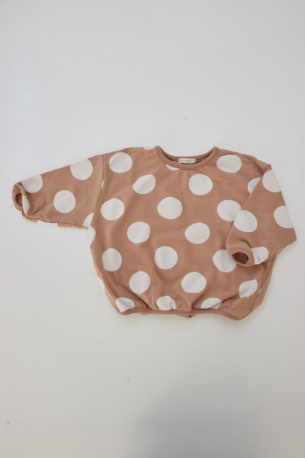 Kids polka dot long sleeves sweatshirt