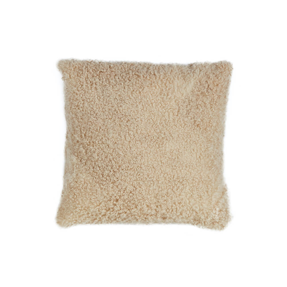 shearling square cushion 60cm