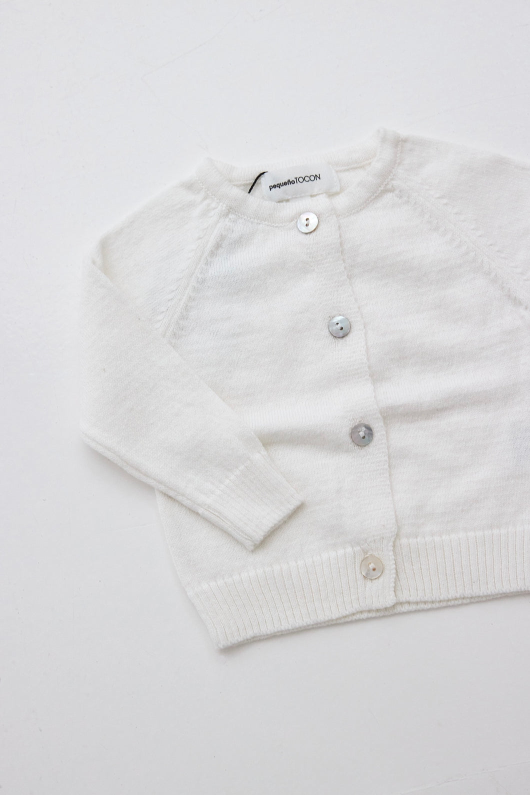 Cream baby cardigan