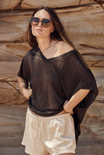 mamapapa - Geelong linen tee shirt