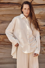 mamapapa - Leo pleated  blouse white