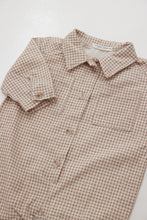 Checkers baby cotton jumpsuitl