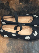 anniel - black ballerina polka dots