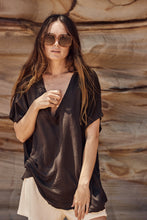 mamapapa - Geelong linen tee shirt