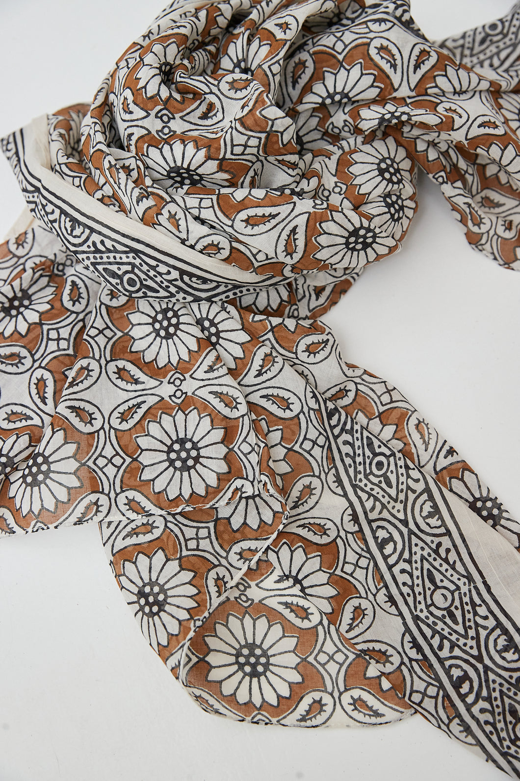 Printed  cotton scarf