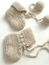 Hand Knitted pompom booties