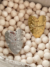 Gold heart ring