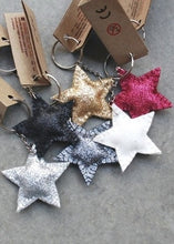 numero74 - glitter star keychain