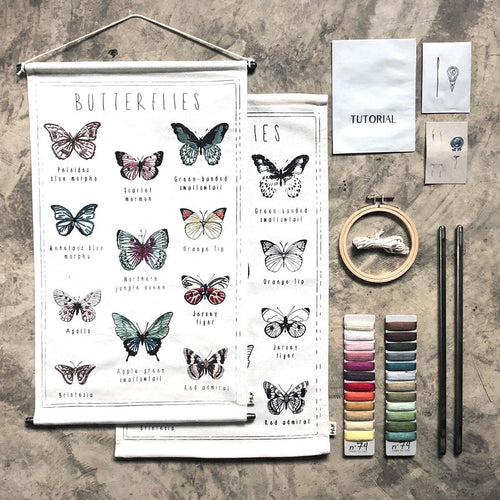 numero 74 - School poster kit butterflies