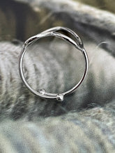 Silver heart ring
