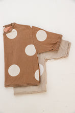 Kids polka dot long sleeves tee shirt