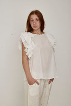 Mamapapa - Amanda Sleeveless Blouse - White Plumetis