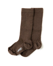 Chocolate socks Pointelle