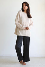 Oversized oatmeal jumper