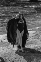Clara kimono black cotton gauze