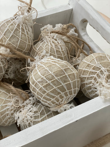 Handmade soap on rope