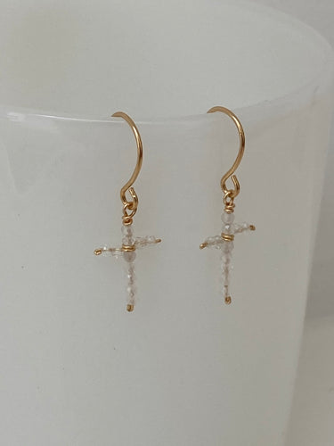 cross earrings