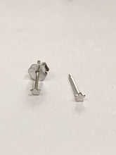 plated silver/gold stars earrings