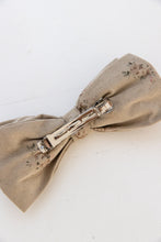 bow clip corduroy flowers