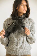 Wool stripes scarf