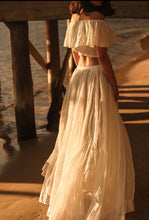 Embroidered off shoulder top