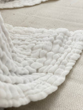 Fibre For Good white cotton gauze swaddle