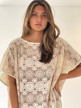 mamapapa - lace kaftan broderie