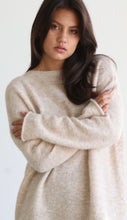 Oversized oatmeal jumper