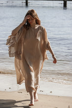 Dadan dress beige cotton gauze